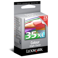 Lexmark 18C0035 (Nr 35) tusz kolorowy, zwiększona pojemność, oryginalny 18C0035E 040280