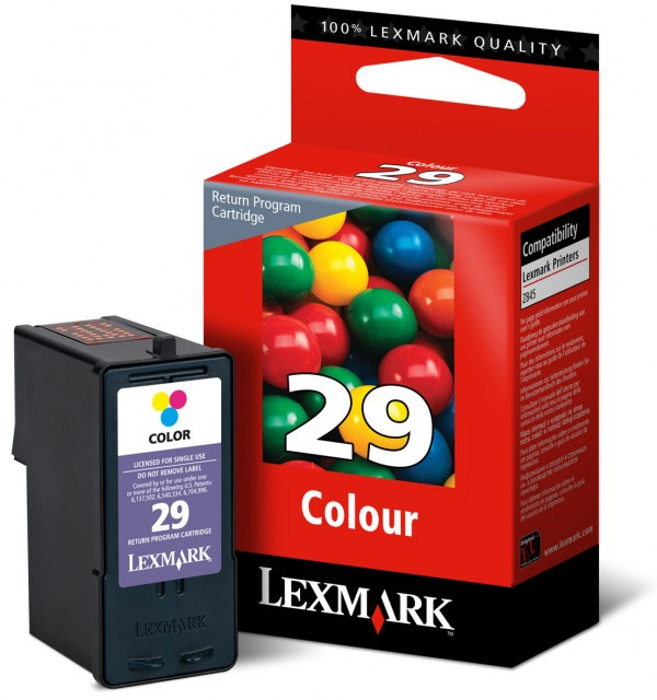 Lexmark 18C1429 (Nr 29) tusz kolorowy, oryginalny 18C1429E 040310 - 1