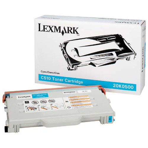 Lexmark 20K0500 toner niebieski, oryginalny Lexmark 20K0500 034405 - 1