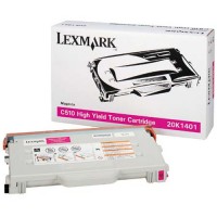 Lexmark 20K1401 toner czerwony, zwiększona pojemność, oryginalny Lexmark 20K1401 034430