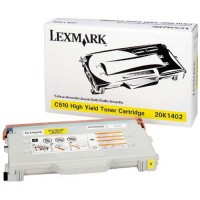 Lexmark 20K1402 toner żółty, zwiększona pojemność, oryginalny Lexmark 20K1402 034435