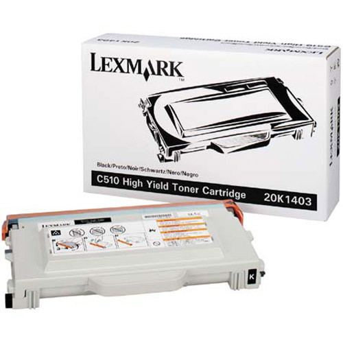 Lexmark 20K1403 toner czarny, zwiększona pojemność, oryginalny Lexmark 20K1403 034440 - 1
