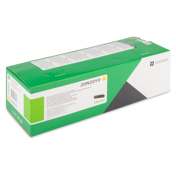 Lexmark 20N20Y0 toner żółty, oryginalny 20N20Y0 038002 - 1