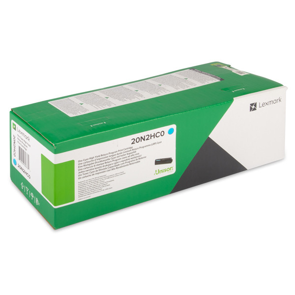 Lexmark 20N2HC0 toner niebieski o zwiększonej pojemności, oryginalny 20N2HC0 038006 - 1