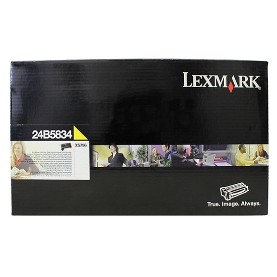 Lexmark 24B5834 toner żółty, oryginalny 24B5834 037412 - 1