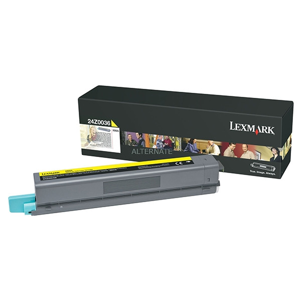 Lexmark 24Z0036 toner żółty, oryginalny 24Z0036 037712 - 1