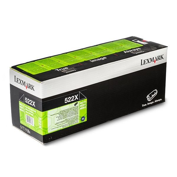 Lexmark 522X (52D2X00) toner czarny, ekstra zwiększona pojemność, oryginalny 52D2X00 037322 - 1