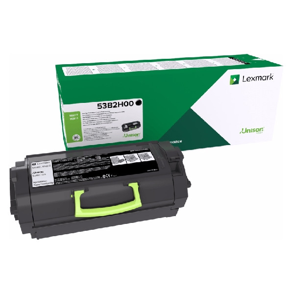 Lexmark 53B2H00 toner czarny, zwiększona pojemność, oryginalny 53B2H00 037736 - 1