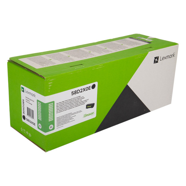 Lexmark 58D2X00 toner czarny, extra zwiększona pojemność, oryginalny 58D2X00 037872 - 1