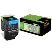 Lexmark 702HC (70C2HC0) toner niebieski, zwiększona pojemność, oryginalny 70C2HC0 037248