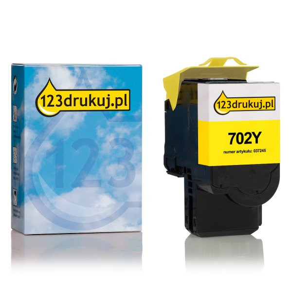 Lexmark 702Y (70C20Y0) toner żółty, wersja 123drukuj 70C20Y0C 037245 - 1