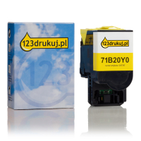 Lexmark 71B20Y0 toner żółty, wersja 123drukuj 71B20Y0C 037747