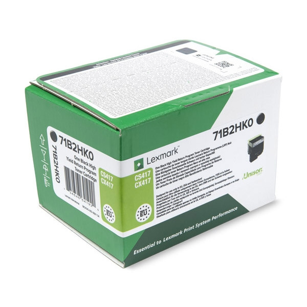 Lexmark 71B2HK0 toner czarny, zwiększona pojemność, oryginalny 71B2HK0 037748 - 1