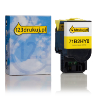 Lexmark 71B2HY0 toner żółty, zwiększona pojemność, wersja 123drukuj 71B2HY0C 037755
