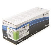 Lexmark 72K2XY0 toner żółty o zwiększonej pojemności, oryginalny 72K2XY0 037644