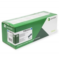 Lexmark 73B20C0 toner niebieski, oryginalny 73B20C0 037768