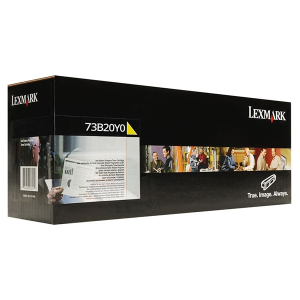 Lexmark 73B20Y0 toner żółty, oryginalny 73B20Y0 037772 - 1