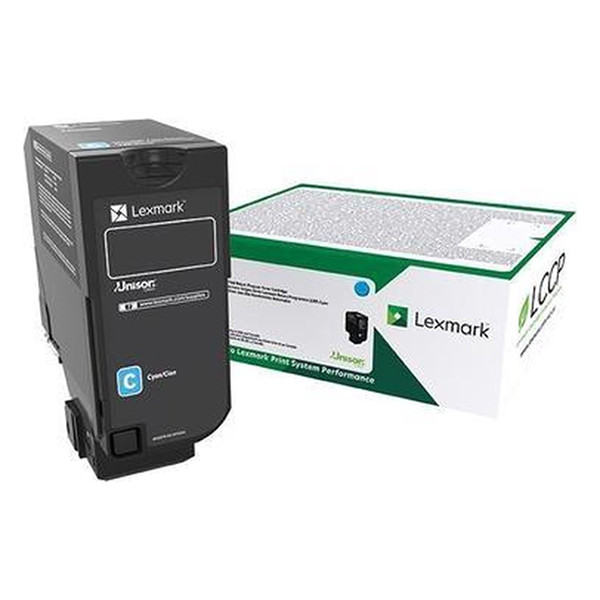 Lexmark 78C2XC0 toner niebieski, zwiększona pojemność, oryginalny 78C2XC0 037886 - 1