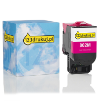 Lexmark 802M (80C20M0) toner czerwony, zmniejszona pojemność, wersja 123drukuj