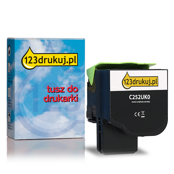 Lexmark C252UK0 toner czarny, ekstra zwiększona pojemność, wersja 123drukuj 037965 - 1