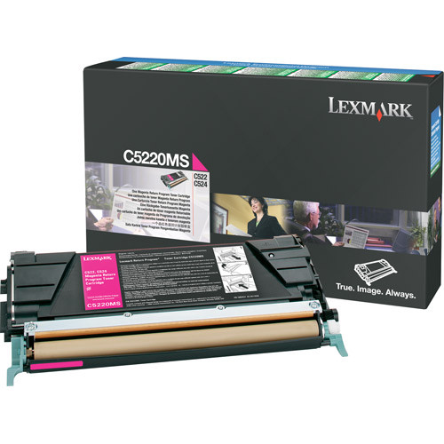 Lexmark C5220MS toner czerwony, oryginalny Lexmark C5220MS 034670 - 1