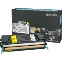 Lexmark C5220YS toner żółty, oryginalny Lexmark C5220YS 034680