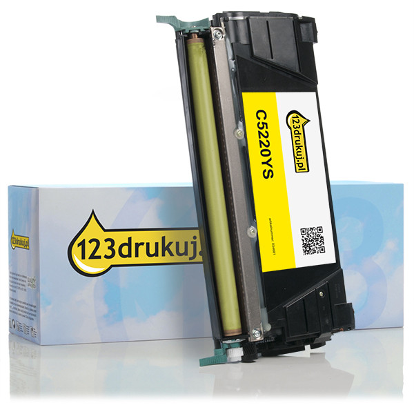 Lexmark C5220YS toner żółty, wersja 123drukuj C5220YSC 034681 - 1