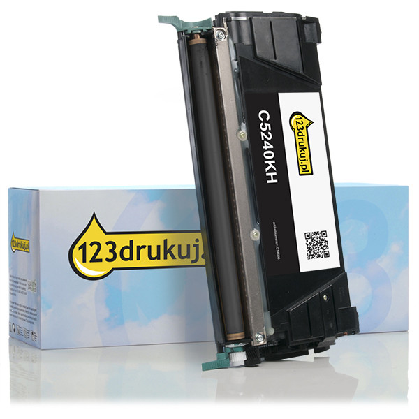 Lexmark C5240KH toner czarny, zwiększona pojemność, wersja 123drukuj C5240KHC 034686 - 1