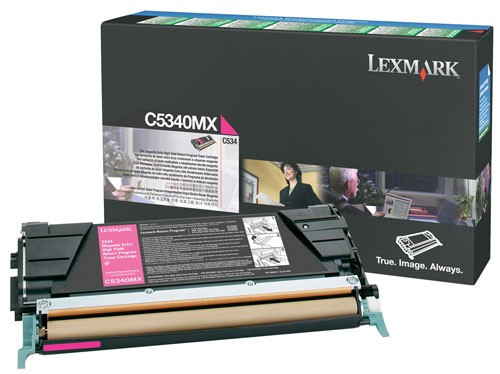 Lexmark C5340MX toner czerwony, ekstra powiększona pojemność, oryginalny Lexmark C5340MX 034925 - 1