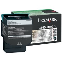Lexmark C540H1KG toner czarny zwiększona pojemność, oryginalny C540H1KG 037016