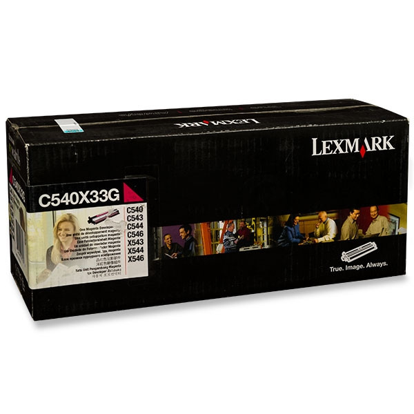 Lexmark C540X33G developer czerwony, oryginalny C540X33G 037114 - 1