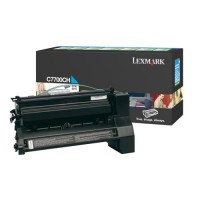 Lexmark C7700CH toner niebieski, zwiększona pojemność, oryginalny Lexmark C7700CH 034875