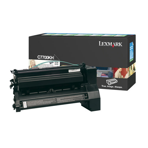 Lexmark C7700KH toner czarny, zwiększona pojemność, oryginalny Lexmark C7700KH 034870 - 1