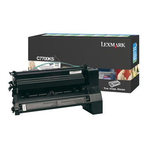 Lexmark C7700KS toner czarny, oryginalny Lexmark C7700KS 034850 - 1