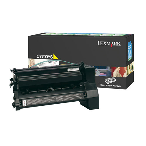 Lexmark C7700YS toner żółty, oryginalny Lexmark C7700YS 034865 - 1