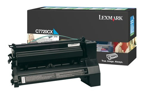 Lexmark C7720CX toner niebieski, ekstra zwiększona pojemność, oryginalny Lexmark C7720CX 034960 - 1