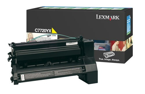 Lexmark C7720YX toner żółty, ekstra zwiększona pojemność, oryginalny Lexmark C7720YX 034970 - 1