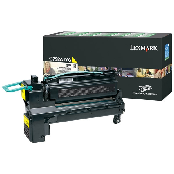 Lexmark C792A1YG toner żółty, oryginalny C792A1YG 037152 - 1