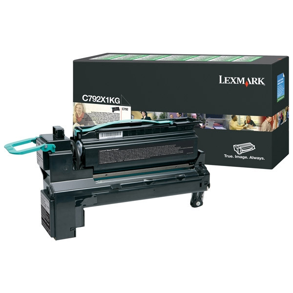 Lexmark C792X1KG toner czarny o zwiększonej pojemności, oryginalny C792X1KG 037154 - 1