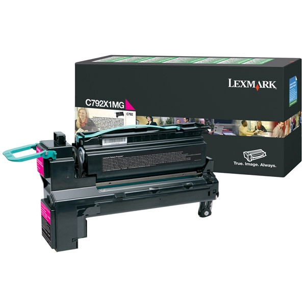 Lexmark C792X1MG toner czerwony o zwiększonej pojemności, oryginalny C792X1MG 037158 - 1