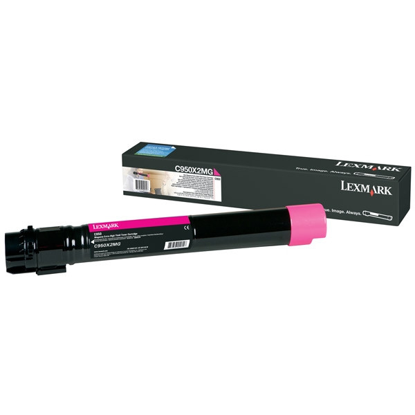 Lexmark C950X2MG toner czerwony, oryginalny C950X2MG 037186 - 1