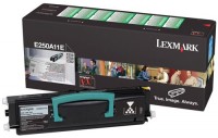 Lexmark E250A11E toner czarny, oryginalny E250A11E 034890