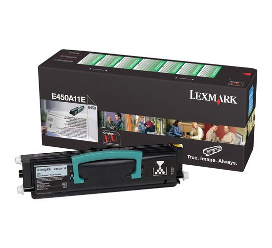 Lexmark E450A11E toner czarny, oryginalny Lexmark E450A11E 034900 - 1