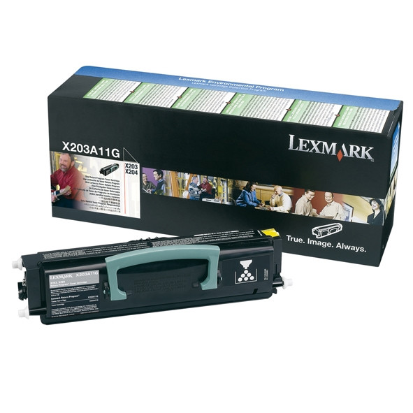 Lexmark X203A11G toner czarny, oryginalny X203A11G 037092 - 1