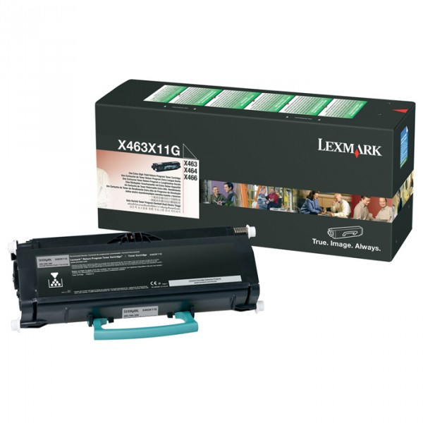 Lexmark X463X11G czarny toner, extra zwiększona pojemność, oryginalny X463X11G 037066 - 1