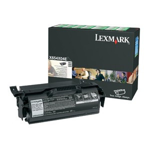 Lexmark X654X04E toner czarny, zwiększona pojemność, oryginalny X654X04E 037056 - 1