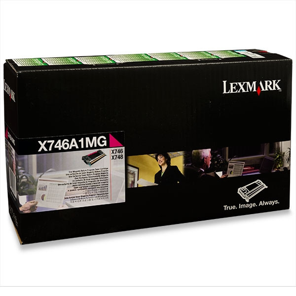 Lexmark X746A1MG toner czerwony, oryginalny X746A1MG 037224 - 1