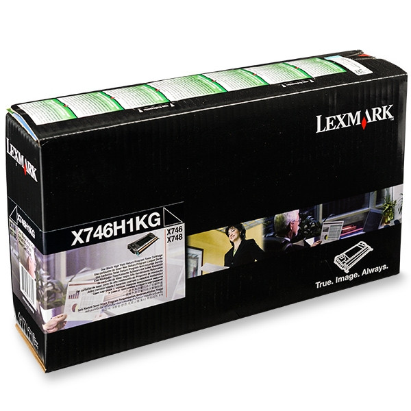 Lexmark X746H1KG toner czarny, oryginalny X746H1KG 037214 - 1
