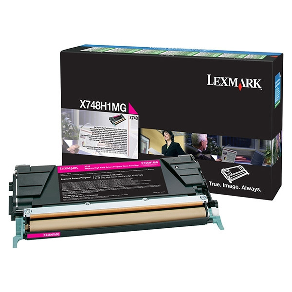 Lexmark X748H1MG toner czerwony, zwiększona pojemność, oryginalny X748H1MG 037218 - 1