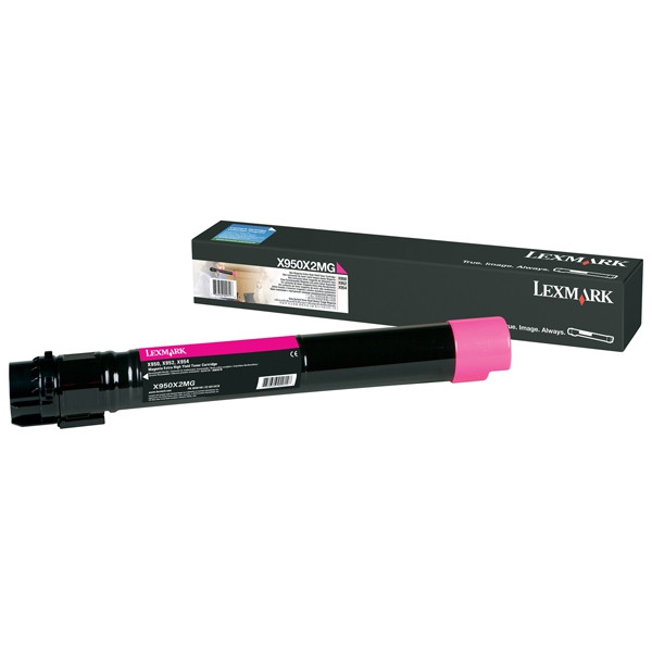 Lexmark X950X2MG toner czerwony, oryginalny X950X2MG 037178 - 1